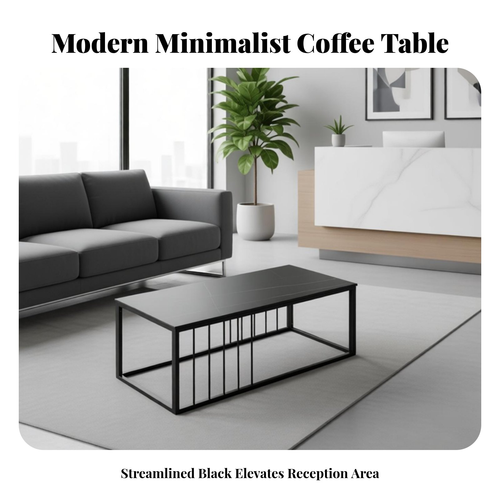 Commercial Printing Business - Canapé et table de bureau combinés,