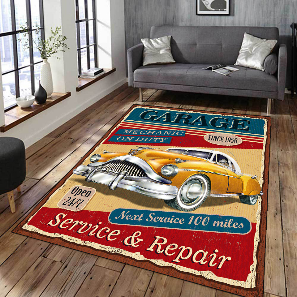 Commercial Printing Format - Affiche de voiture de moto classique