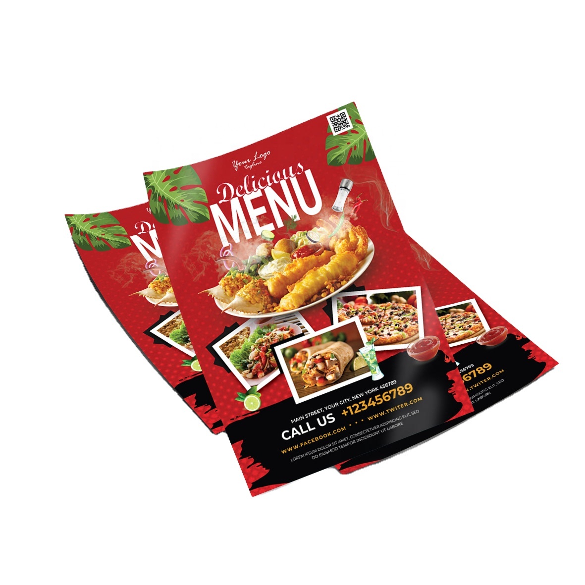 Commercial Printing Products - Impression de flyers personnalisés en couleur