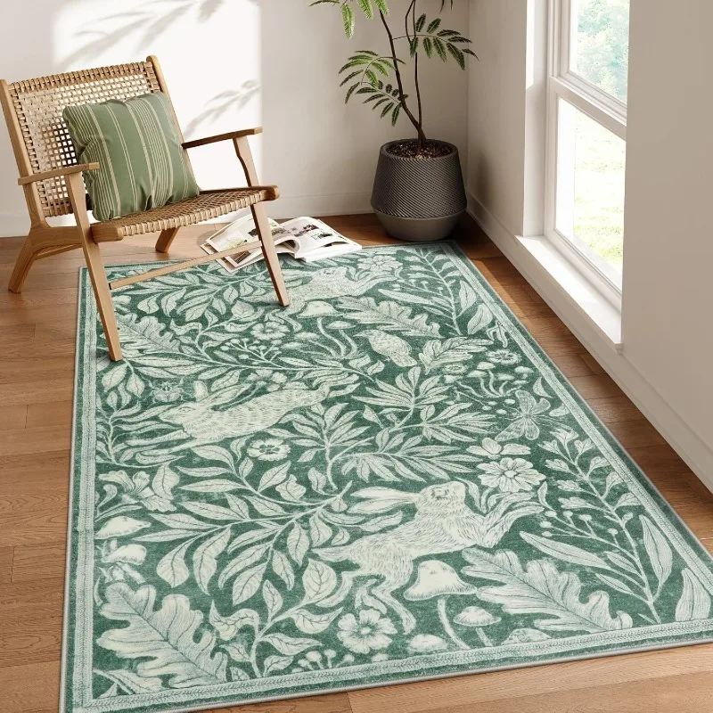 Commercial Printing Format - Tapis de salon doux et lavable,