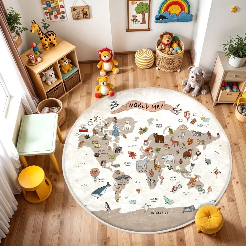   Tapis de sol rond imprimé ca - Commercial Printing Format avis et prix