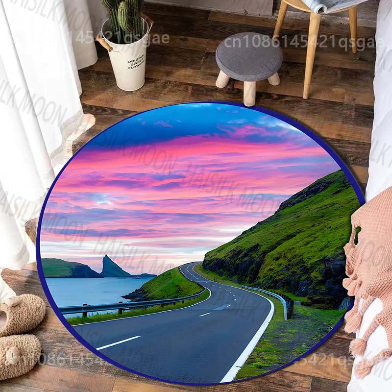 Route côtière pittoresque avec - Commercial Road Printing avis et prix