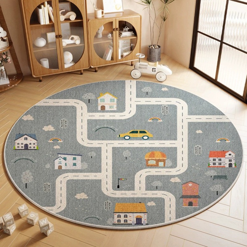 Tapis rond antidérapant avec i - Commercial Printing Format avis et prix